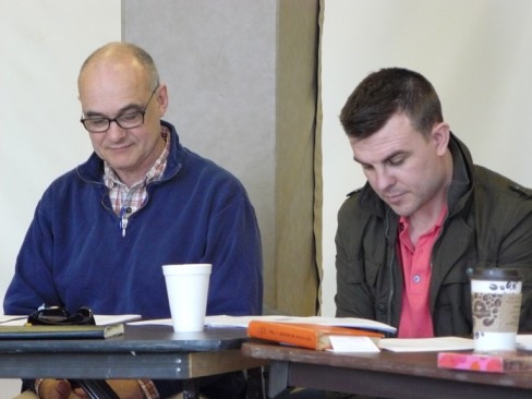 Standing in John Koensgen (Nicola) and Brad Long (sergius)