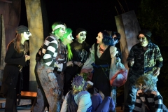 (L-R): Emma Forster, Marlow Stainfield, Chandel Gambles, Cal Spinney, Nicholas Koy Santillo, Erin Loretta Mackey, Aaron Kim, Bruce Spinney, Scott McCulloch